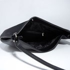 Сумка женская, отдел на молнии, наружный карман, цвет чёрный - Фото 6