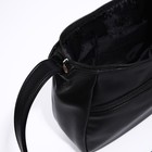 Сумка кросс-боди на молнии, 2 наружных кармана, цвет чёрный - Фото 5