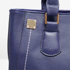 Сумка женская, 1 отдел с перегородкой, наружный карман, цвет синий - Фото 4