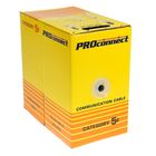Кабель PROCONNECT, UTP, бухта 305 м, 4 пары, 24 AWG, CCA, CAT5e, серый - фото 51691407
