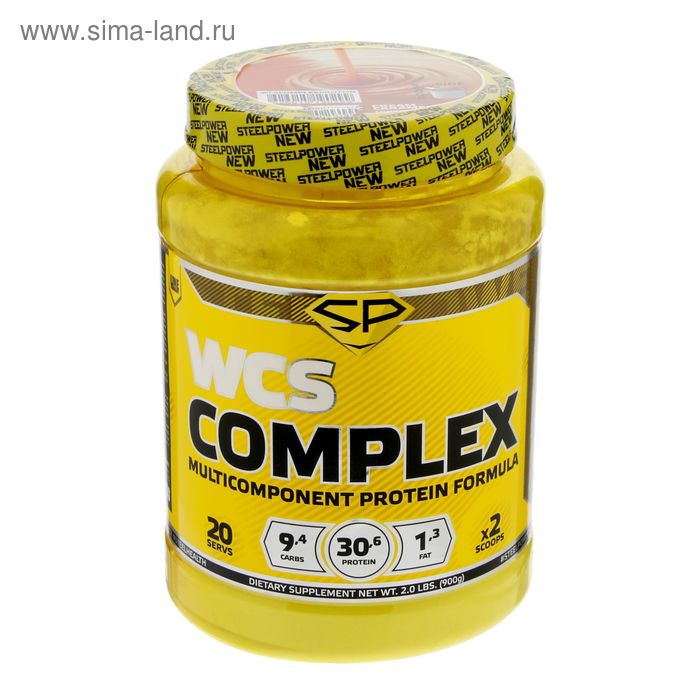 Протеин мультикомпонентный Steel Power Nutrition WCS Complex, сливочная карамель, 900 г - Фото 1