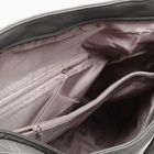 Сумка женская на молнии, 1 отдел, наружный карман, цвет серый - Фото 5
