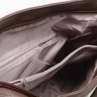 Сумка женская на молнии, 1 отдел, наружный карман, цвет коричневый - Фото 5