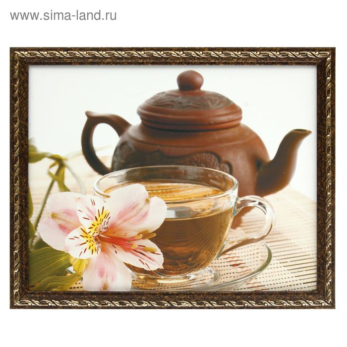 Картина "Чай"  26х21см  МИКС - Фото 1