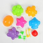 Космический песок розовый в коробке, 1 кг + песочница + формочки - Фото 2