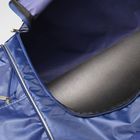 Сумка дорожная на молнии, с увеличением, 3 наружных кармана, длинный ремень, цвет синий - Фото 6