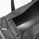Сумка спортивная, отдел на молнии, 3 наружных кармана, цвет чёрный/серый - Фото 6