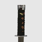 Сувенирное оружие «Катана»,  чёрные ножны с узорами в виде дракона, 47 см - фото 8641585