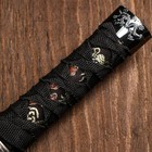 Макет оружия «Сувенирная катана. Орнамент», чёрные ножны с узорами в виде дракона, 47 см - Фото 9