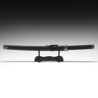 Сувенирное оружие «Катана», без подставки, чёрные ножны под змеиную кожу, 70 см - Фото 3