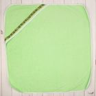 Полотенце-уголок для купания, размер 80х80 см, цвет зелёный М.704 - Фото 2