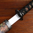 Сувенирное оружие «Катана», чёрные ножны с узорами в виде дракона, 70 см - фото 8641598
