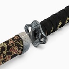 Макет оружия «Сувенирная катана. Ярость», чёрные ножны с узорами в виде дракона, 70 см - Фото 4