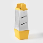 Тёрка с контейнером КВАРЦ «Универсал», 4 грани, 450 мл, 27×12 см, металл, МИКС - Фото 4