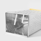 Тёрка с контейнером КВАРЦ «Универсал», 4 грани, 450 мл, 27×12 см, металл, МИКС - Фото 6