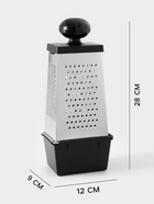 Тёрка «Комфорт», 4 грани, с контейнером 450 мл, 28×12×9 см, цвет МИКС - Фото 2