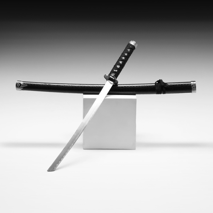Макет оружия «Сувенирная катана. Чёрная змея», ножны искусственная кожа, матовая, 89 см - Фото 1