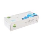 Перчатки нитриловые неопудренные удлиненные «Люкс», размер L, 100 шт/уп, цвет голубой - Фото 2