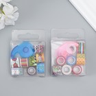 Клейкая лента декоративная с держателем, набор 8 шт., ш. 1.2 см, дл. 2.8 м, МИКС - Фото 4