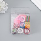 Клейкая лента декоративная с держателем, набор 8 шт., ш. 1.2 см, дл. 2.8 м, МИКС - Фото 5