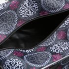 Сумка дорожная на молнии, 2 наружных кармана, длинный ремень, цвет серый - Фото 5