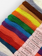 Нитки мулине, №2 - №6, 8±1 м, набор 24 шт., разноцветные - Фото 3