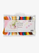 Нитки мулине, №2 - №6, 8±1 м, набор 24 шт., разноцветные - Фото 5