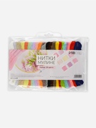 Нитки мулине, №3/4, 8±1 м, набор 24 шт., разноцветные - Фото 5