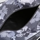 Сумка дорожная, ручная кладь, отдел на молнии, 2 наружных кармана, длинный ремень, цвет серый - Фото 5