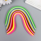 Полоски для квиллинга «Цветные», (набор 250 полосок), ширина 0.9 см длина 24 см, МИКС - Фото 4