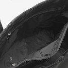 Сумка женская на молнии, 1 отдел, наружный карман, цвет чёрный - Фото 5