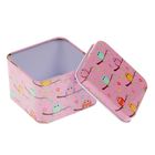 Шкатулка металл "Совята на ветке" МИКС 6,5х6,5х4,5 см - Фото 2