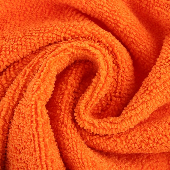 Салфетка Airline из микрофибры и коралловой ткани, оранжевая, 35х40 см - фото 1908294512