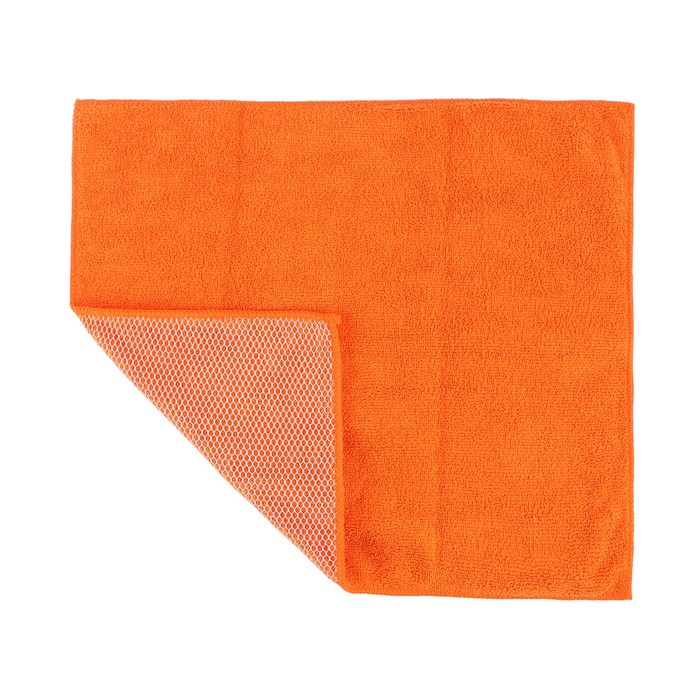 Салфетка Airline из микрофибры и коралловой ткани, оранжевая, 35х40 см - фото 1908294509