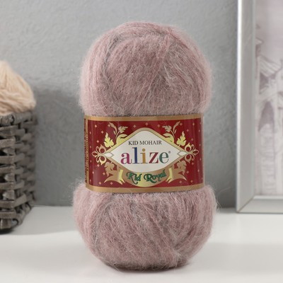 Пряжа для вязания спицами, крючком ALIZE, Kid Royal 50, 62% мохер, 38% полиамид, 500 м/50 г, (541 норка)