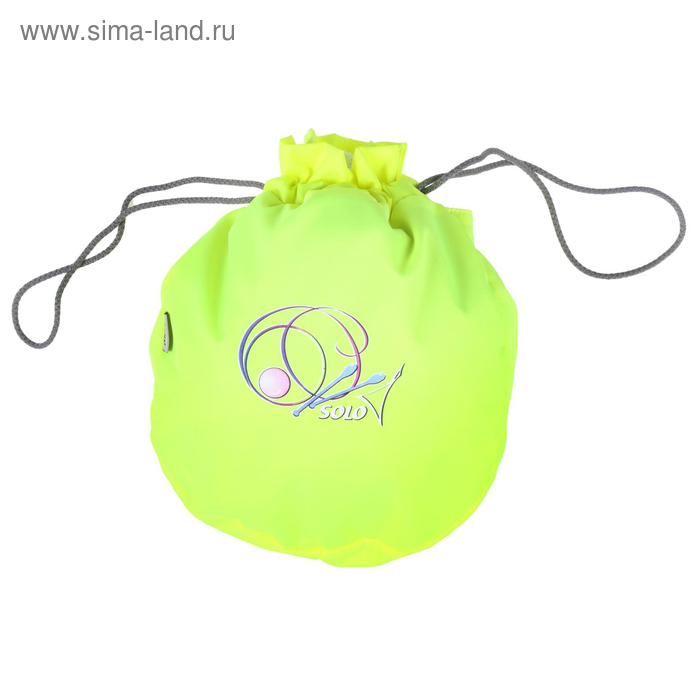 Чехол для мяча, размер L, цвет жёлтый неон - Фото 1
