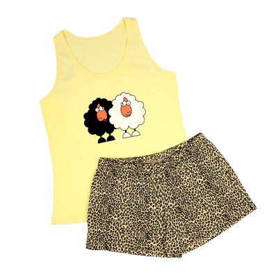 Пижама женская  (майка,шорты) PT021502 МИКС, р-р 50