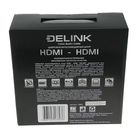 Кабель видео Delink 10059, HDMI(m)-HDMI(m), ver 2.0, 4К, 3D, 5 м, серый - Фото 3