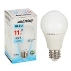 Лампа светодиодная Smartbuy, E27, A60, 11 Вт, 4000 К, дневной белый свет - Фото 1