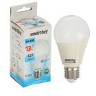 Лампа cветодиодная Smartbuy, E27, A60, 13 Вт, 4000 К, дневной белый свет - фото 8515913