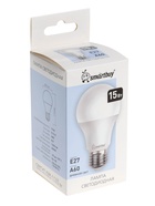 Лампа светодиодная Smartbuy, Е27, A60, 15 Вт, 4000К, дневной белый свет - Фото 6