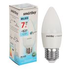 Лампа cветодиодная Smartbuy, C37, E27, 7 Вт, 4000 К, дневной белый свет - Фото 1