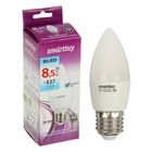 Лампа cветодиодная Smartbuy, C37, E27, 8.5 Вт, 4000 К - Фото 1