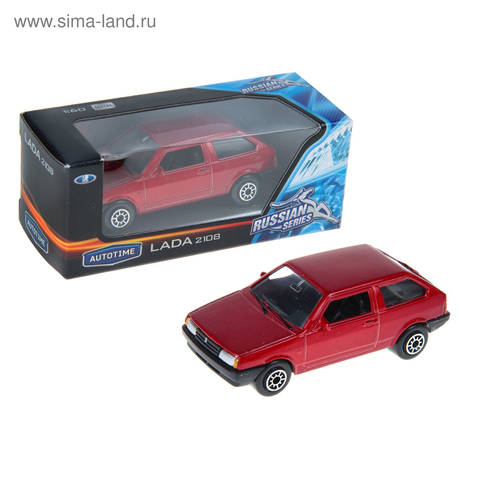 Машина металлическая Lada 2108 - гражданская масштаб, масштаб 1:60, МИКС  (1934741) - Купить по цене от 115.81 руб. | Интернет магазин SIMA-LAND.RU