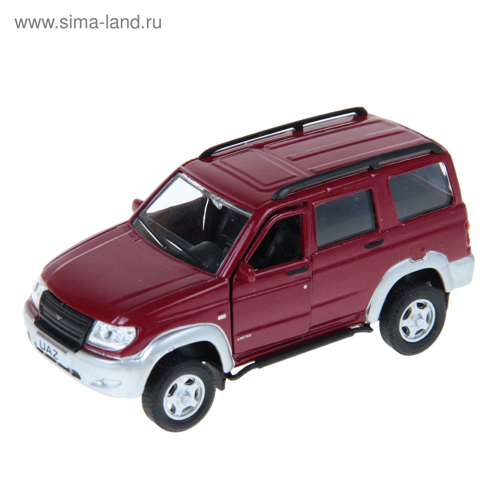 Машина металлическая UAZ Patriot - гражданская, масштаб 1:43, МИКС