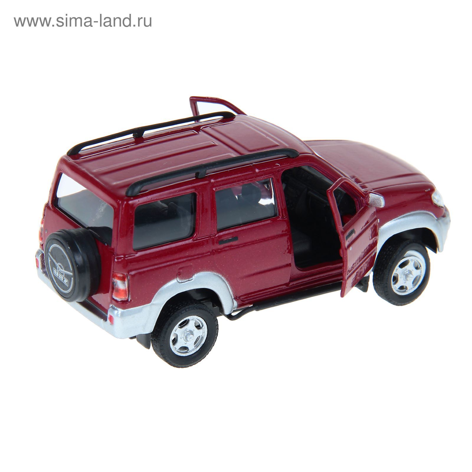 Машина металлическая UAZ Patriot - гражданская, масштаб 1:43, МИКС