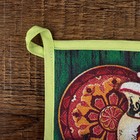 Прихватка "Доляна" Натюрморт, размер 17х17 см, 100% хлопок, рогожка 162 г/м2 - Фото 2