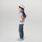 Детский карнавальный набор «Моряк», жилет, бескозырка, 4-6 лет, рост 110-122 см - Фото 2