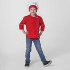 Детский карнавальный костюм «Шеф-повар», колпак, куртка, 4-6 лет, рост 110-122 см - фото 9878233