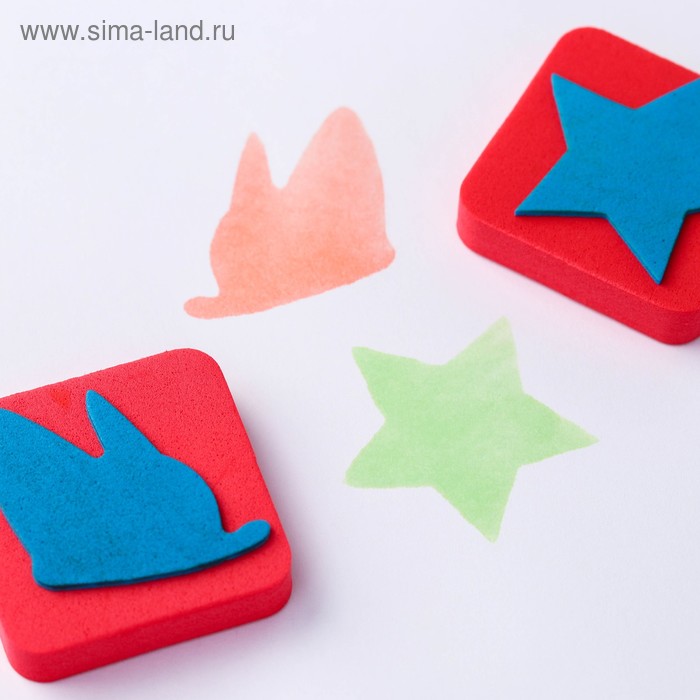 Штампы для творчества, Зверополис 6 двусторонних основ + 9 картинок - Фото 1